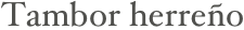 Tambor herreño